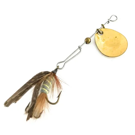 Vintage Jerry's Flies , 3/64oz Gold spinning lure #8485