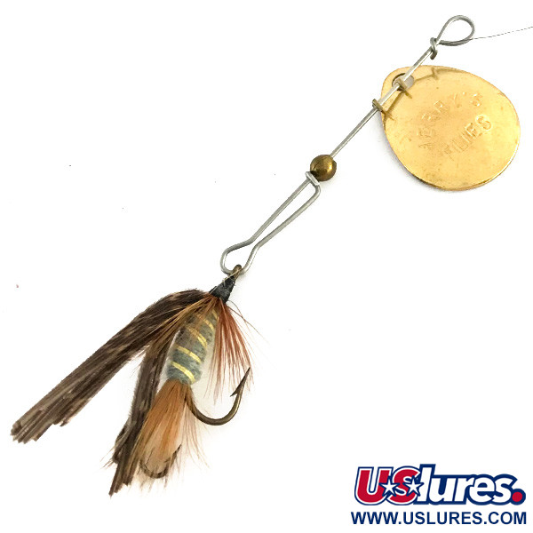 Vintage   Jerry's Flies , 3/64oz Gold spinning lure #8485