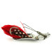 Vintage   Pflueger Chum 4, 2/3oz Nickel / Red fishing spoon #8488