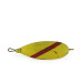 Vintage   Weedless Johnson Silver Minnow, 3/16oz Yellow / Red fishing spoon #8492