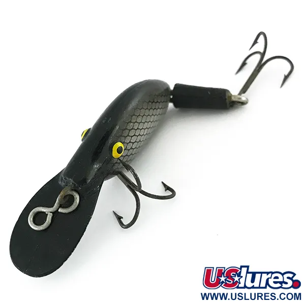 Vintage  Eppinger Sparkle Tail, 1/4oz Black / Gray fishing lure #8495