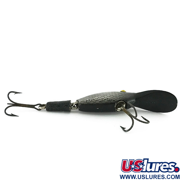 Vintage  Eppinger Sparkle Tail, 1/4oz Black / Gray fishing lure #8495