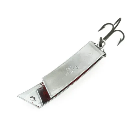 Vintage South Bend Super-Duper 506, 1/4oz Nickel fishing spoon #8512