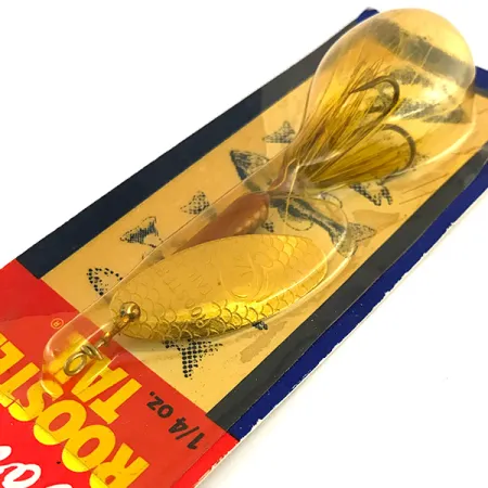 Yakima Bait Worden’s Original Rooster Tail, 1/4oz Gold / Brown spinning lure #8520