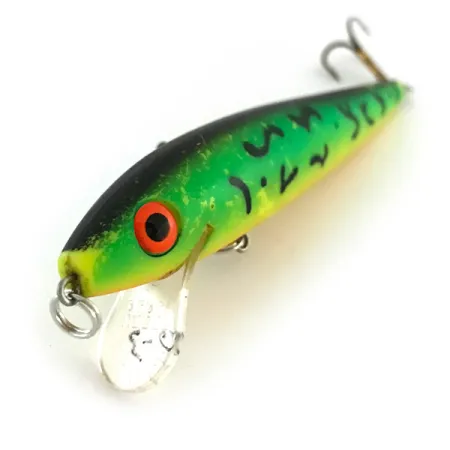 Vintage Rebel Floater, 1/4oz Green Tiger fishing lure #8528