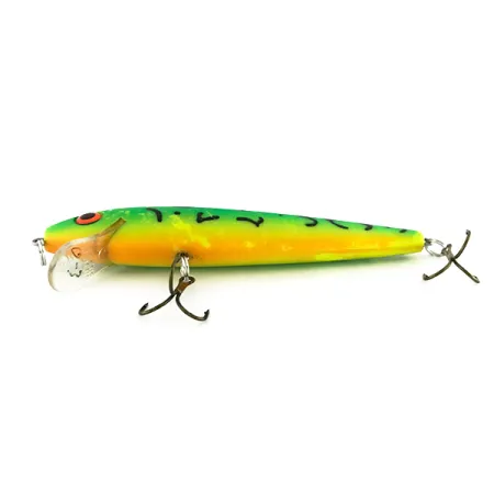 Vintage Rebel Floater, 1/4oz Green Tiger fishing lure #8528
