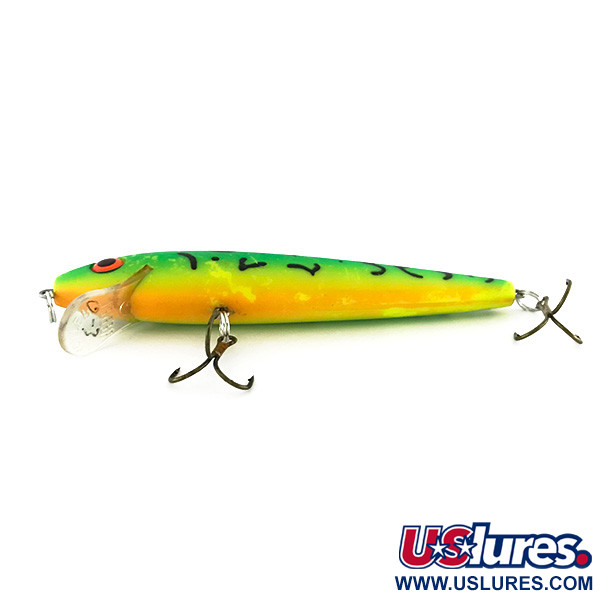 Vintage   Rebel Floater, 1/4oz Green Tiger fishing lure #8528