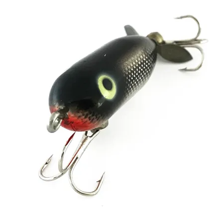 Vintage Heddon Tiny Torpedo, 1/4oz Nickel fishing lure #15762