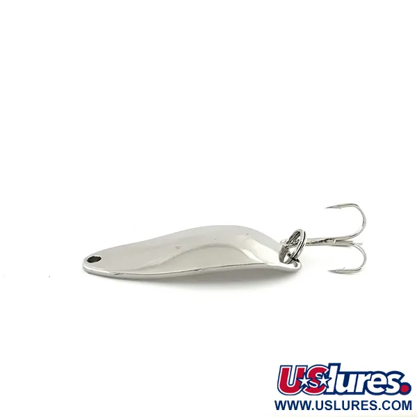 Vintage  Seneca Little Cleo (Hula Girl), 1/3oz Nickel fishing spoon #8542