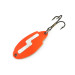 Vintage   Acme Thunderbolt UV, 1/8oz Fluorescent Orange / Nickel fishing spoon #8549