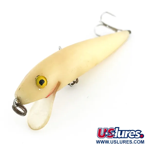 Vintage Rebel Floater, 1/4oz Ivory fishing lure #8553