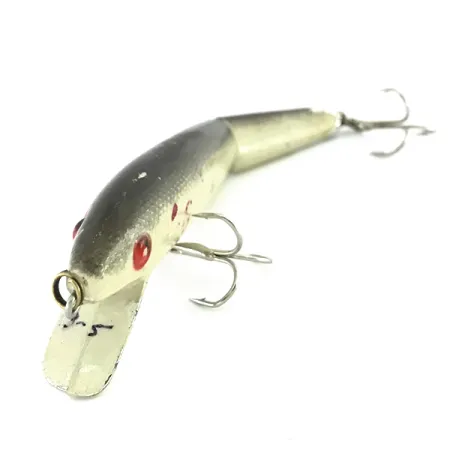 Vintage Cotton Cordell Cordell Jointed Red Fin, 3/8oz 11 (Smoky Joe) fishing lure #8554