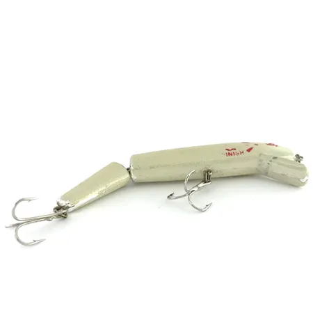 Vintage Cotton Cordell Cordell Jointed Red Fin, 3/8oz 11 (Smoky Joe) fishing lure #8554