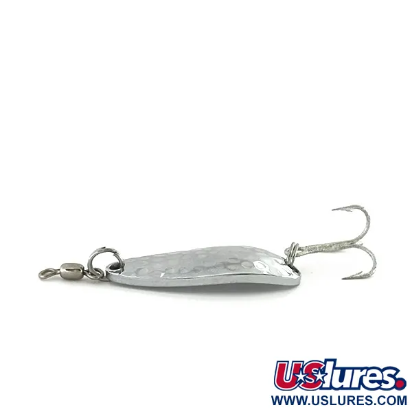 Luhr Jensen Krocodile, 1/3oz Hammered Nickel fishing spoon #8564