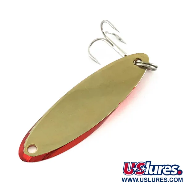 Vintage  Acme Kastmaster , 1/2oz Red / Gold fishing spoon #8567