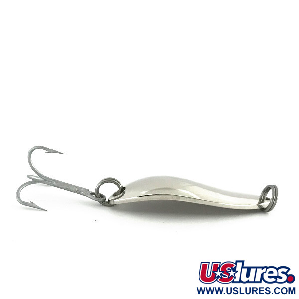  Luhr Jensen Little Jewel, 1/3oz Nickel fishing spoon #8578