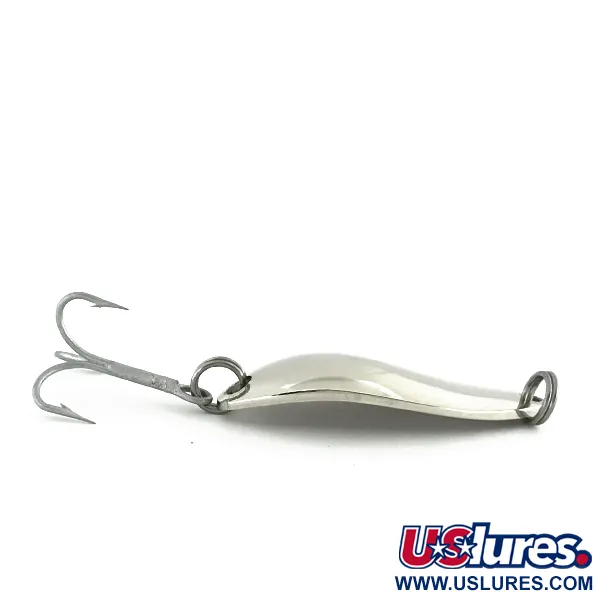 Luhr Jensen Little Jewel, 1/3oz Nickel fishing spoon #8578