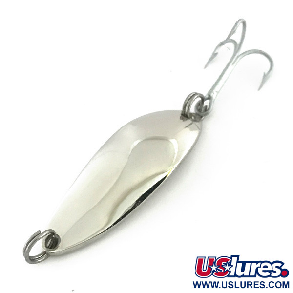  Luhr Jensen Little Jewel, 1/3oz Nickel fishing spoon #8578