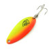  Eppinger Dardevle Devle Dog 5200 UV, 1/4oz Yellow / Orange / Nickel fishing spoon #8580