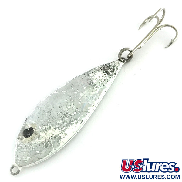 Vintage  RSR Lures RSR SHAD Jig Lure, 1 1/4oz Silver fishing spoon #8584