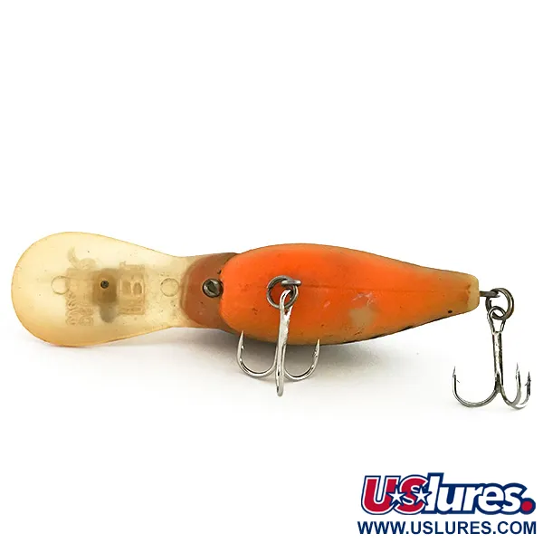 Vintage Rebel Deep Wee R, 3/8oz Brown Crawdad fishing lure #8586