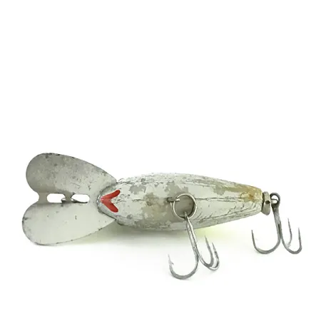 Vintage Bill Norman Quarterback Shallow, 1/4oz Silver / Chartreuse fishing lure #8591