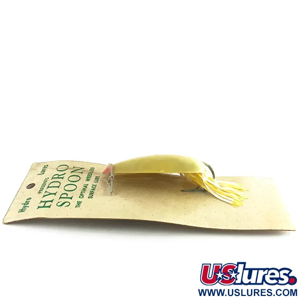  Hydro Lures Weedless Hydro Spoon, 3/5oz Yellow fishing lure #8592