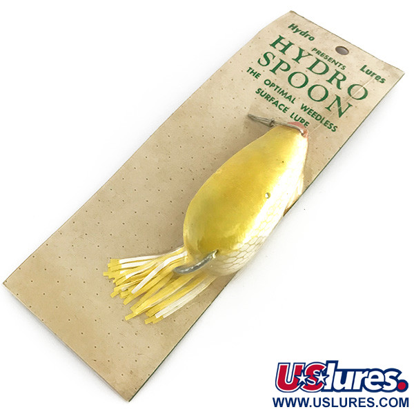  Hydro Lures Weedless Hydro Spoon, 3/5oz Yellow fishing lure #8592