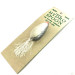  Hydro Lures Weedless Hydro Spoon, 1/2oz White / Gray / Red fishing lure #8595