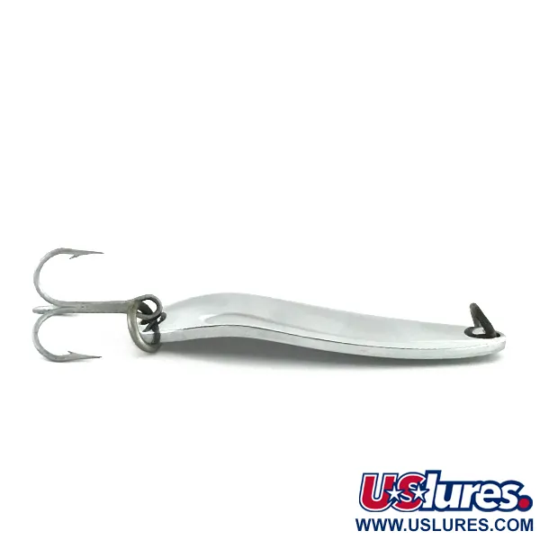 Luhr Jensen Krocodile Die #4, 2/3oz Nickel fishing spoon #8604