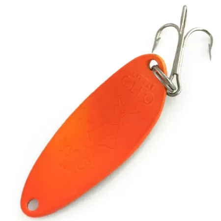 Vintage Seneca Little Cleo (Hula Girl)​, 1/3oz Nickel / Orange fishing spoon #8609