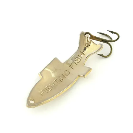 Vintage Thomas Fighting fish, 1/4oz Gold fishing spoon #8619