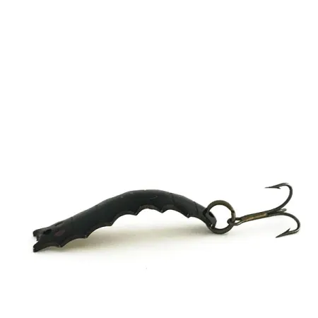 Vintage Al's gold fish Goldfish Helgy, 3/16oz Black / Red Eyes / Gold fishing spoon #8622