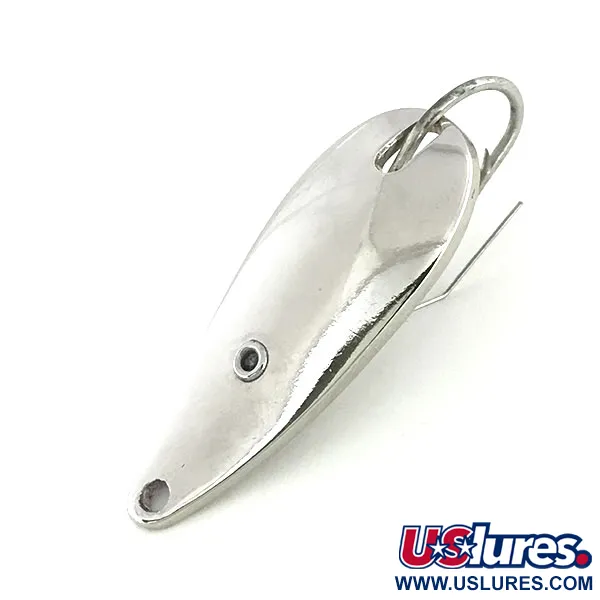 Vintage  Eppinger Weedless Dardevle Spinnie, 1/3oz Nickel fishing spoon #8623