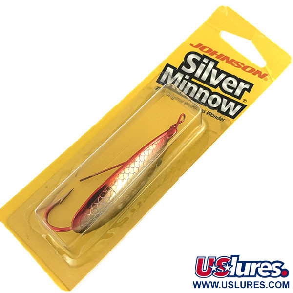 Weedless Johnson Silver Minnow, 1/2oz Red / Black / Gold fishing