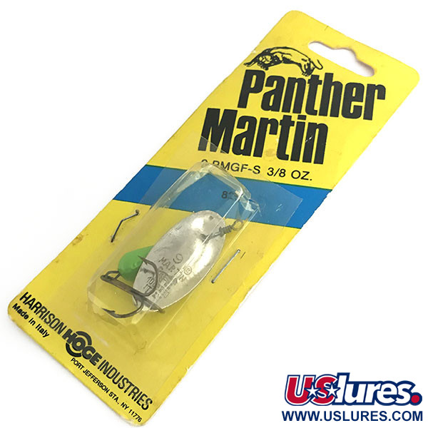   Panther Martin 9, 2/5oz Nickel spinning lure #8626