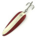 Vintage  Eppinger Dardevle, 1oz Red / White / Nickel fishing spoon #8631