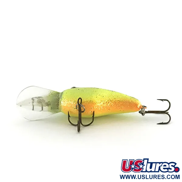 Vintage   Strike King 4XD, 1/3oz Chartreuse fishing lure #8634