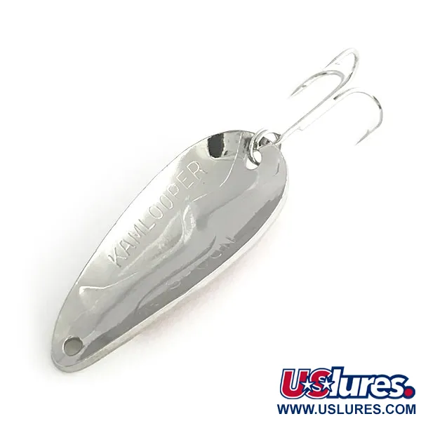 Vintage  Acme Kamlooper, 2/5oz Red / White / Nickel fishing spoon #8644