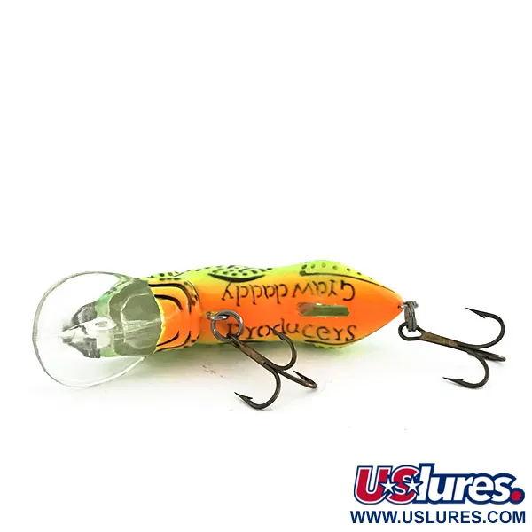 Vintage   Producers Crawdad UV, 1/4oz Green Tiger fishing lure #8649