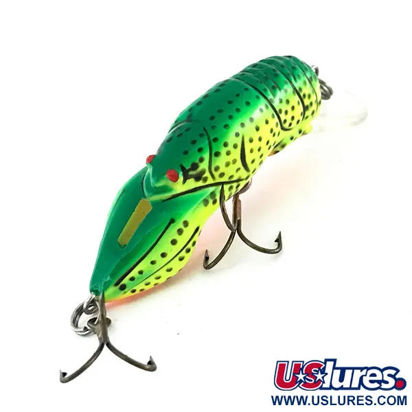 Vintage   Producers Crawdad UV, 1/4oz Green Tiger fishing lure #8649