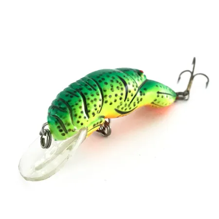 Vintage Producers Crawdad UV, 1/4oz Green Tiger fishing lure #8649