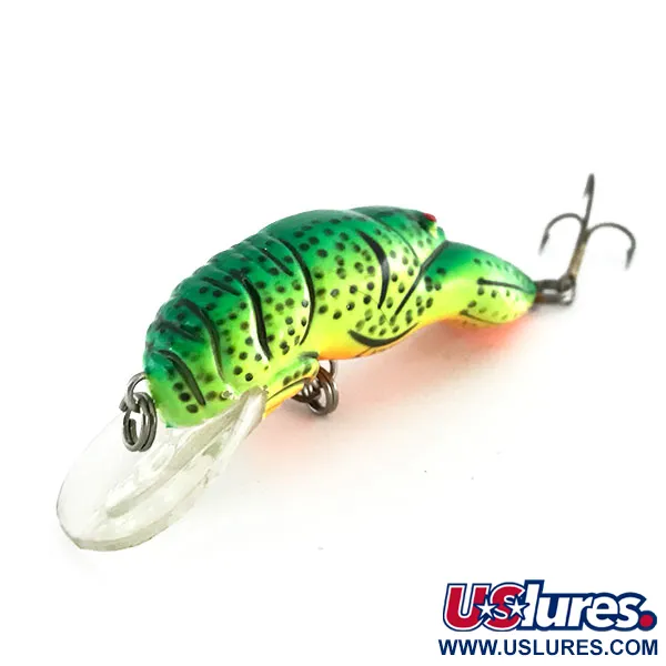 Vintage   Producers Crawdad UV, 1/4oz Green Tiger fishing lure #8649