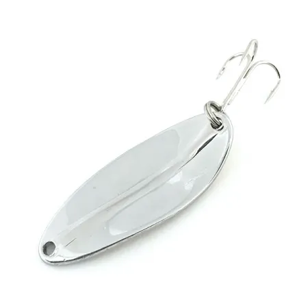 Vintage TODDCO Main Liner , 2/5oz Nickel / Golden Hologram fishing spoon #8651