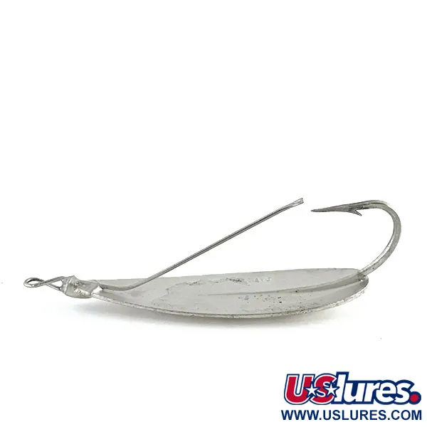Vintage   Weedless Johnson Silver Minnow, 2/5oz Silver fishing spoon #8653