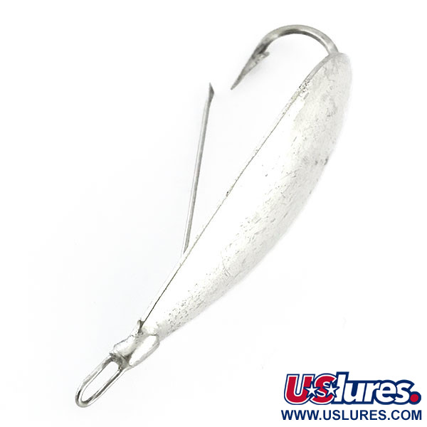 Vintage   Weedless Johnson Silver Minnow, 2/5oz Silver fishing spoon #8653