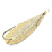 Vintage   Weedless Johnson Silver Minnow, 2/5oz Gold fishing spoon #8655