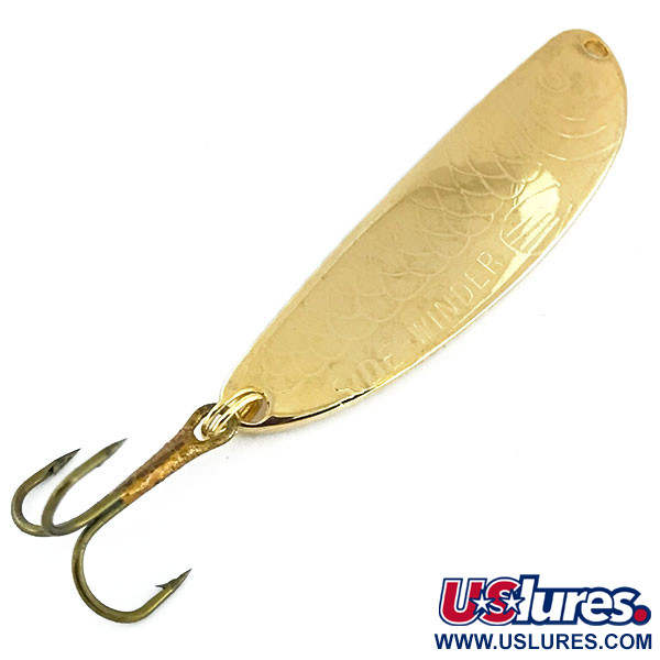 Vintage  Acme Side-winder, 1/3oz Gold fishing spoon #8661