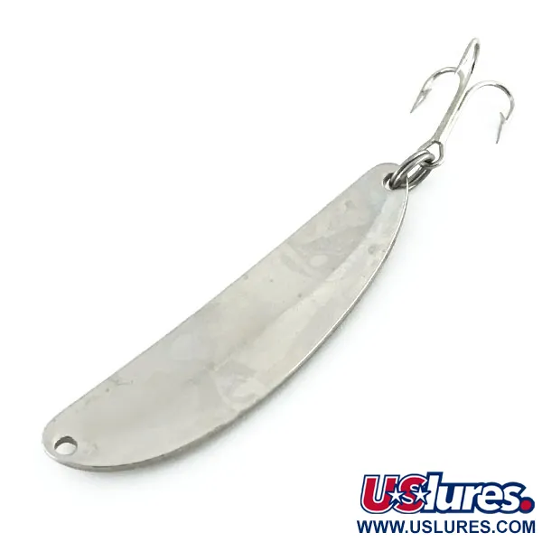 Vintage Acme Side-winder, 1/3oz Nickel fishing spoon #8662