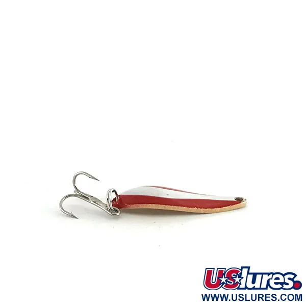  Acme Fiord Spoon Jr, 1/8oz Red / White / Gold fishing spoon #8667